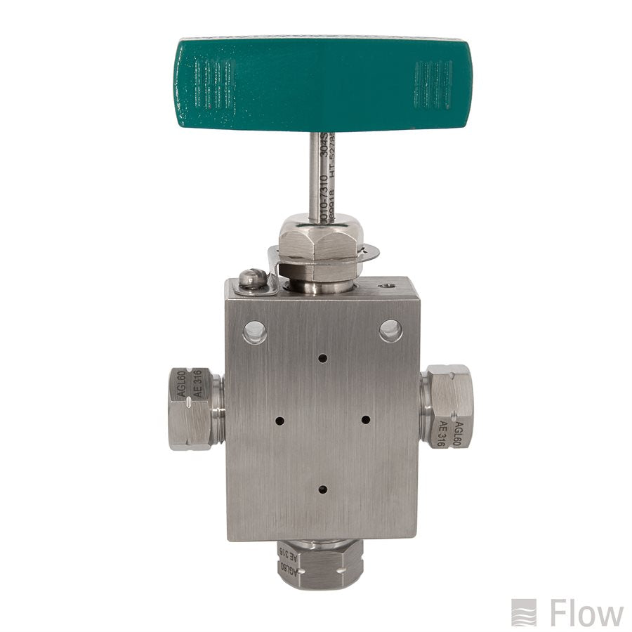 Valve; 3-Way; 60 KSI; 3/8"; VEE