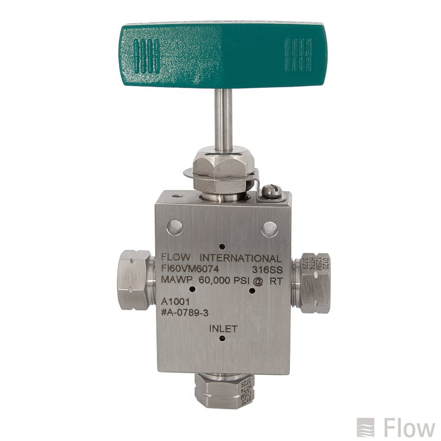 Valve; 3-Way; 60 KSI; 3/8"; VEE
