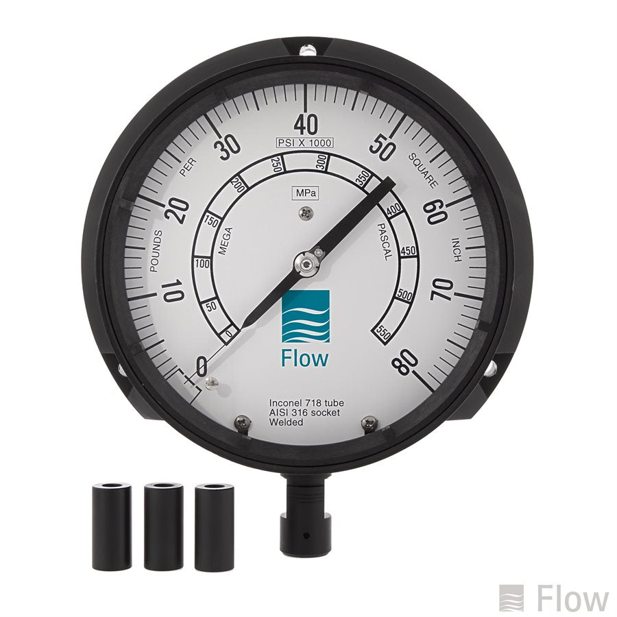 80 KSI High-pressure Gauge; 80; 6"